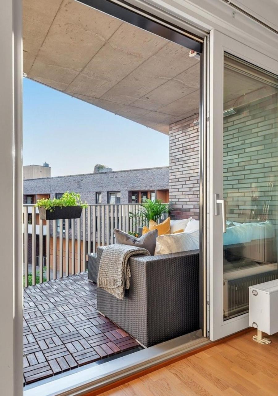 Seaside Apt - 2 Sunny Balconies - Modern - 6 Pax Oslo Bagian luar foto